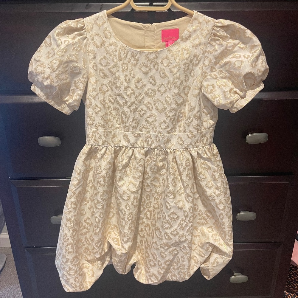 Lilly Pulitzer girls size 8 bubble sleeve dress